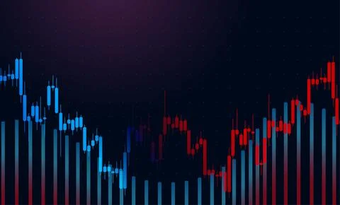Finance background with stock index chart, trade activity, and profit oppor.. Stock Illustration