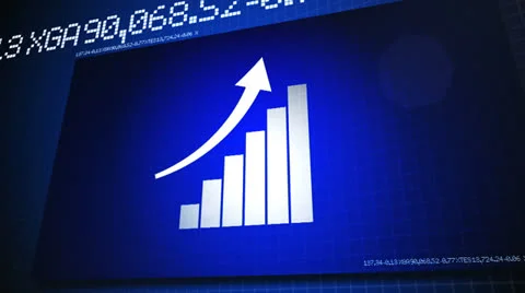 Finance Bar Video stock 23458205