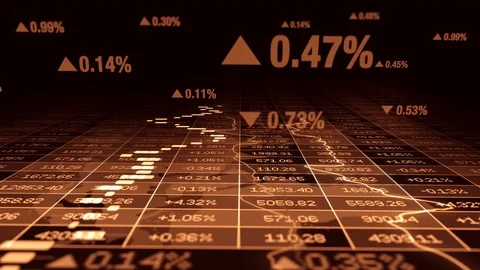 Finance Business Corporate Data Numbers Sales Profits Background Stock Footage 98550182