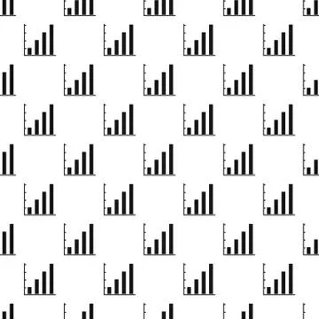 Finance chart pattern repeat 스톡 일러스트