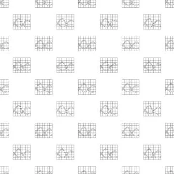 Finance chart pattern seamless Stock Illustration