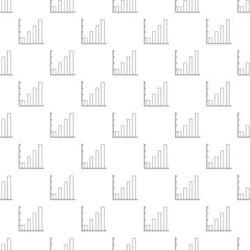 Finance chart pattern vector seamless Illustrazione stock