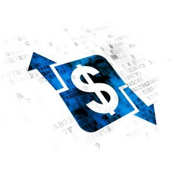 Finance concept: Finance on Digital background Stockillustratie