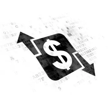 Finance concept: Finance on Digital background Stock Illustration