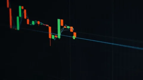 Finance concept. Graph of crypto currency online. Quotes of eth and btc at stock Video stock 126624237