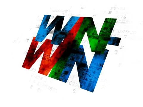 Finance concept: Win-Win on Digital background Stock Illustration