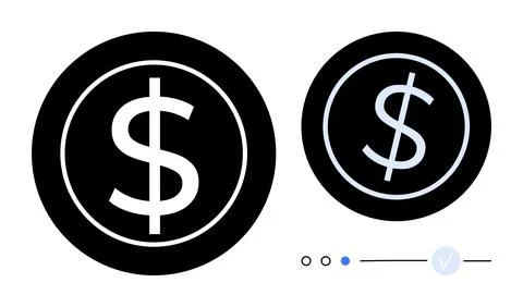 Finance, currency exchange, mobile apps, digital wallets, e-commerce, savings Stock Illustration