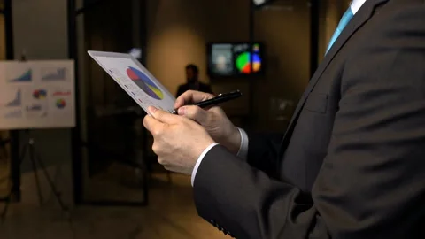 Finance data analysis   Video stock 210234114