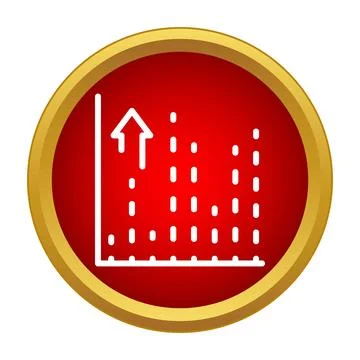 Finance data chart showing business growth and success 库存插图