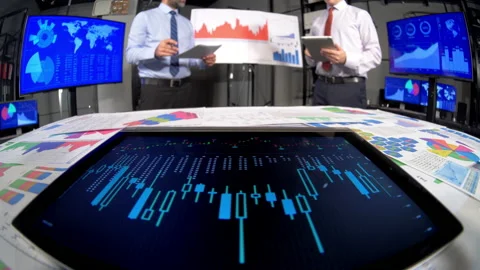 Finance Data  Stock Footage 194914301