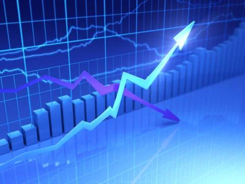 Finance data Stock Illustration