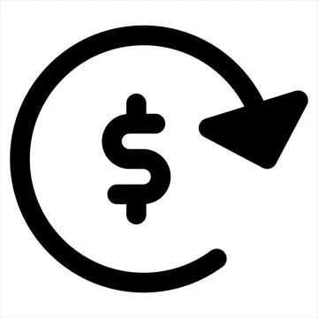 Finance glyph icon vector illustration isolated on white background Stock Illustration