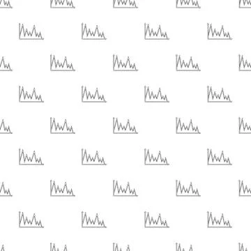 Finance graph pattern seamless Illustrazione stock