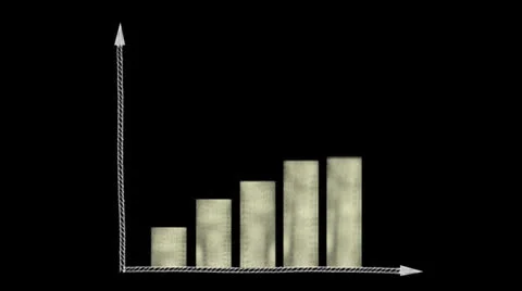Finance graphic bar 스톡 동영상 24776897