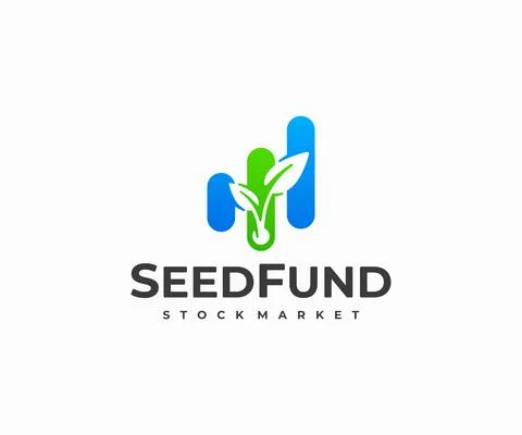 Finance growth chart logo design. Investment management vector design Stock Illustration