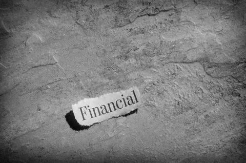 Finance headline Stock Photos