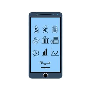 Finance Icons, Vector Stock Illustration