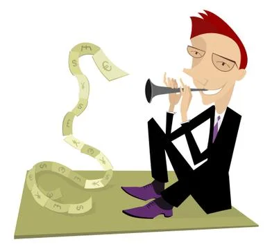 Finance  illustration concept Stock Illustration