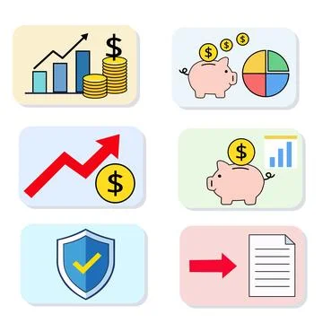 Finance logo 001 Stock Illustration