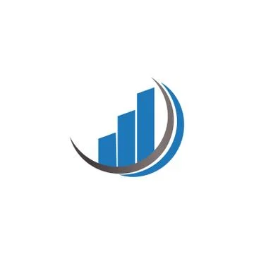 Finance logo icon design template vector Stock Illustration