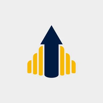 Up Finance Logo Stock Illustration