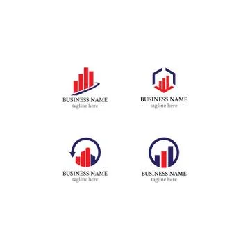 Finance logo template Stock Illustration