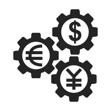 Finance Logo template Isolated. Brand Identity. Icon Abstract Vector graphic Stock Illustration