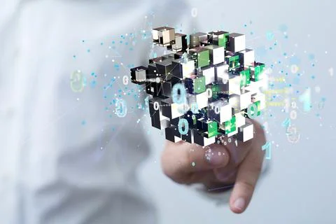 Finance management concept three-dimensional 3D rendering wallpaper Foto stock