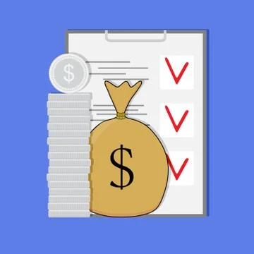 Finance planning vector Stock Illustration