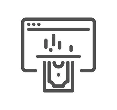 Finance related icon. Illustration