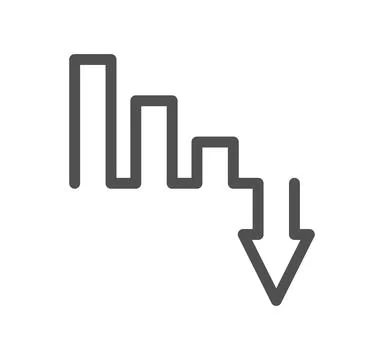 Finance related icon. Illustrazione stock