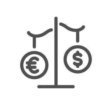Finance related icon. Illustrazione stock