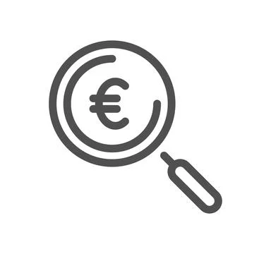 Finance related icon. Illustrazione stock