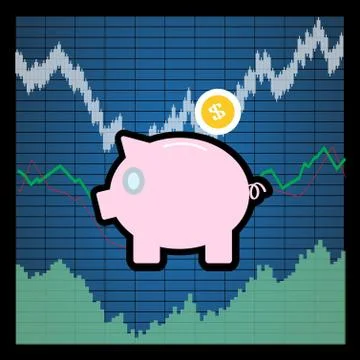 Finance stock Stock Illustration
