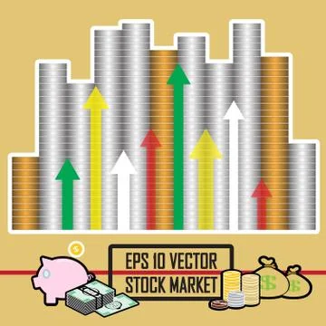 Finance stock Illustrazione stock