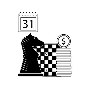 Finance strategy line stroke Stock Illustration