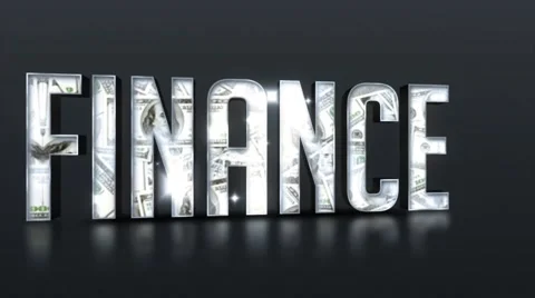 Finance Text Animation Stock Footage 66112865