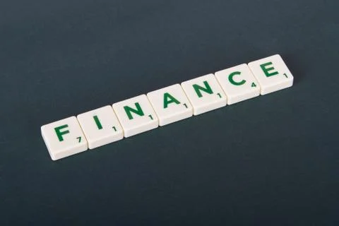 Finance word Stock Photos