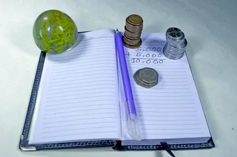 Finances planning concept Stock Photos