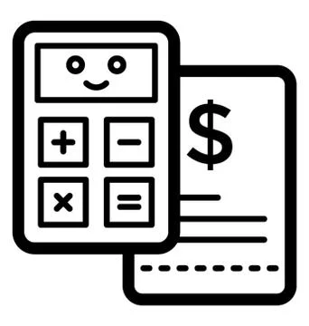 Financial Accounting Document Stock Illustration