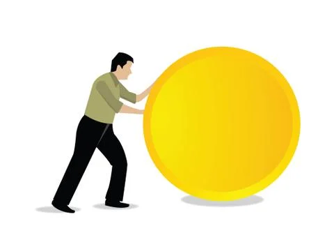 Financial advisor Illustrazione stock