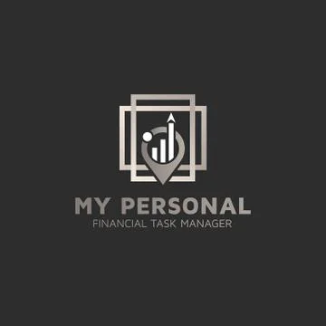 Financial advisor logos design template. Stock Illustration