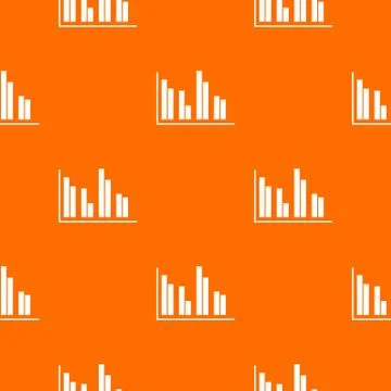 Financial analysis chart pattern seamless Stock Illustration