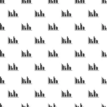 Financial analysis chart pattern vector Illustrazione stock