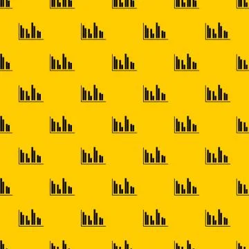 Financial analysis chart pattern vector Illustrazione stock