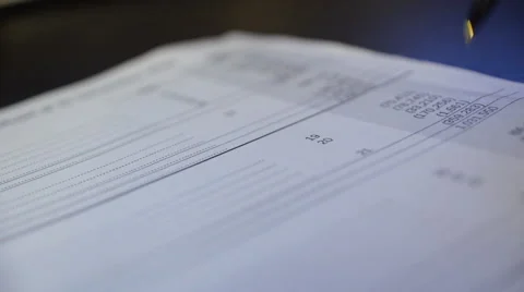 Financial Analysis Stock Footage 68195940