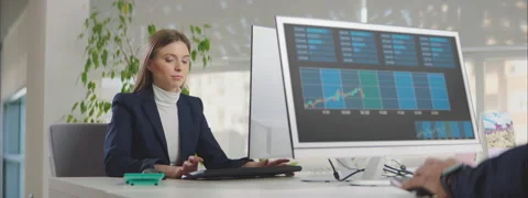 Financial Analysis Stock Footage 150586892