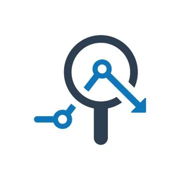 Financial Analysis Icon Stock Illustration