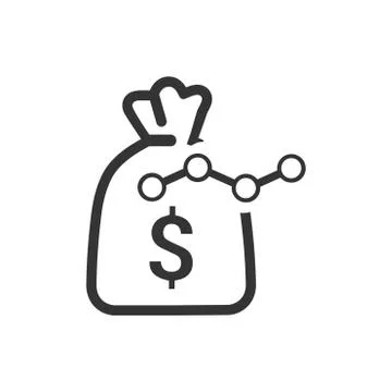 Financial Analysis Icon Stock Illustration