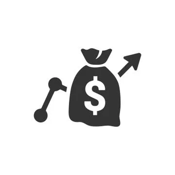 Financial Analysis Icon Stock Illustration